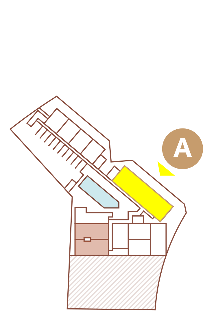 Mapa de ubicación de unidades del edificio Este.