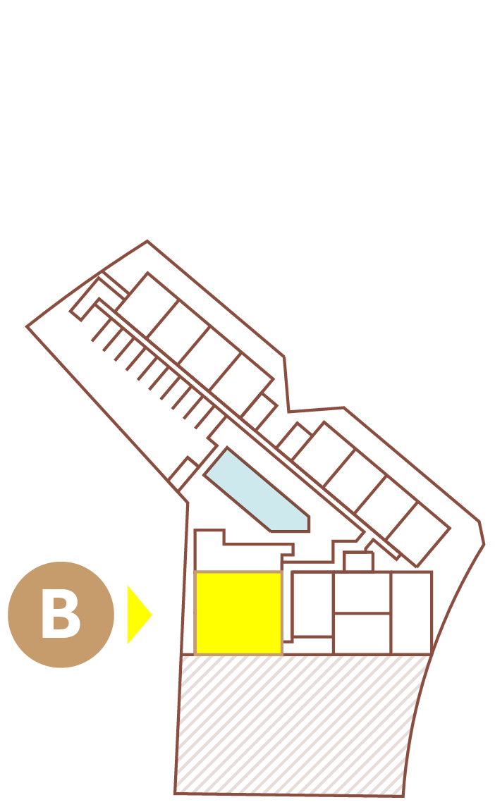 Mapa de ubicación de unidades del edificio Norte.