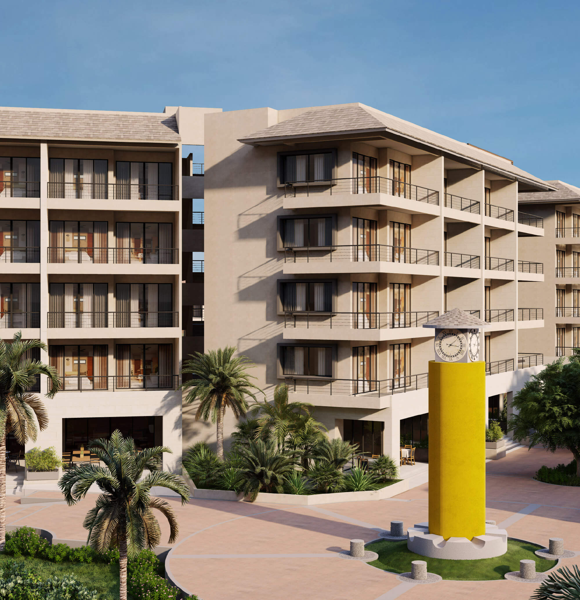 Áreas exteriores de Paseo Chahué Huatulco