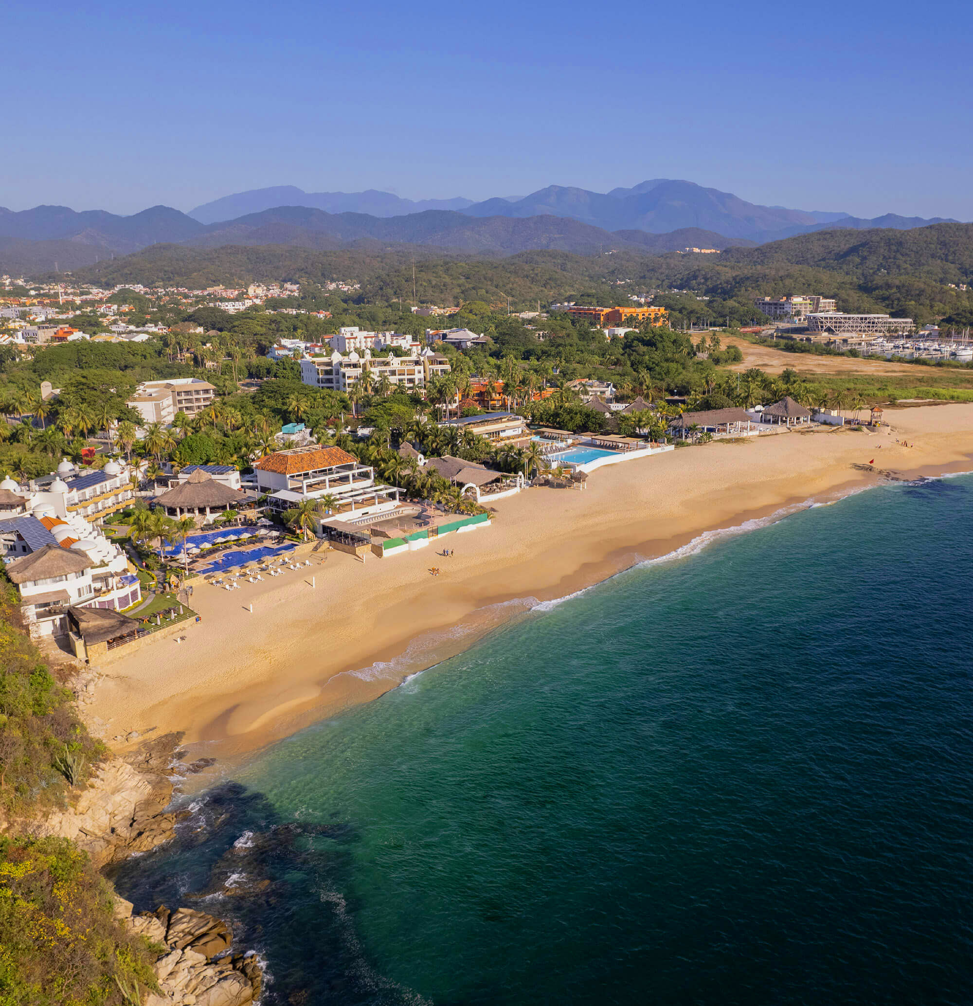 Tangolunda en Bahías de Huatulco en la costa de Oaxaca